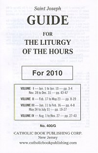 2004 4 Vol Liturgy Of Hrs Guide