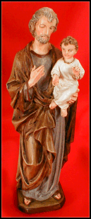 St. Joseph With the Child Jesus 8 1/4in. Statue