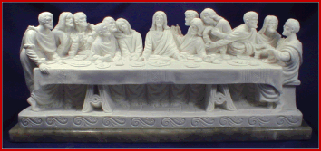 Last Supper 18in. Statue