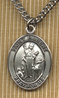 Oval Sterling St. Hubert Medal