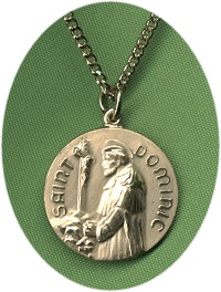 St. Dominic Gold Filled Medal