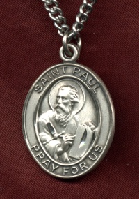 Sterling Oval St. Paul Medal