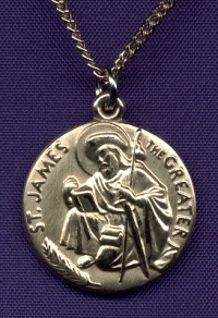 St. James The Greater Medal In Gold