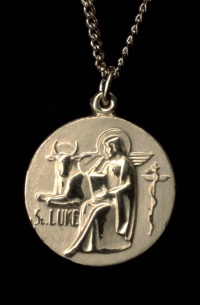 St. Luke Gold Filled Medal