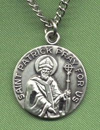 Sterling St. Patrick Medal