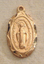 14kt. Miraculous Medal Small Oval