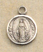 Small Round Miraculous Medal Sterling