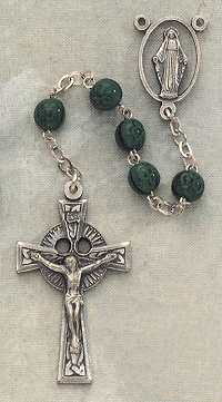 Shamrock Bead Celtic Rosary