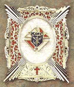 Knights of Columbus Insignia Plaque 8 In.