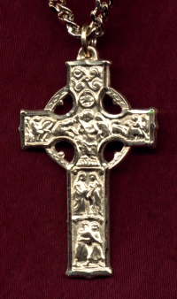 Bright Celtic Cross Gold Filled