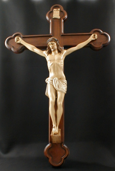 Hand Painted Byzantine Crucifix