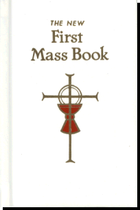 New First Mass Book, white, hardback