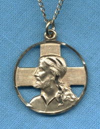 Head Of Christ Gold Filled Medal