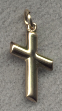 Petit 14Kt. Angled Cross