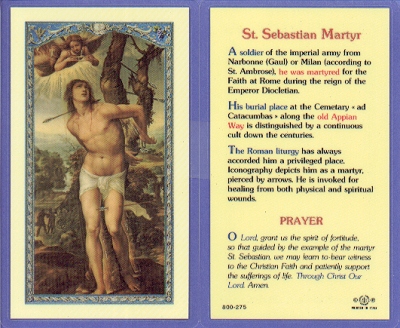 Sebastian - Saints and Mystic Reading Cards by Wesley-Souza on