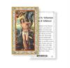 St Sebastian Patron Of Athletes Gold Stamped Paper Holy Cards